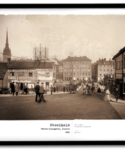 Affisch – Västra Slussgatan  1887