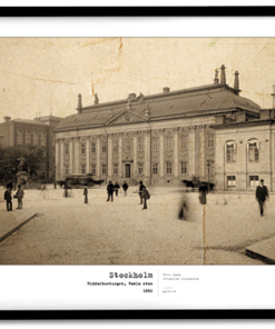 Affisch – Riddarhustorget 1886